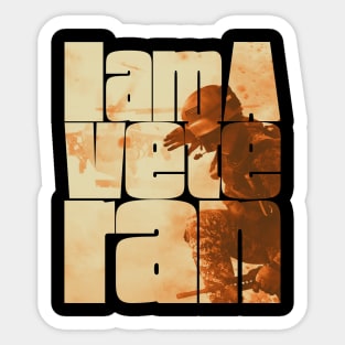 I am a Veteran Sticker